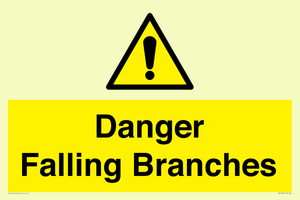 Danger Falling Branches